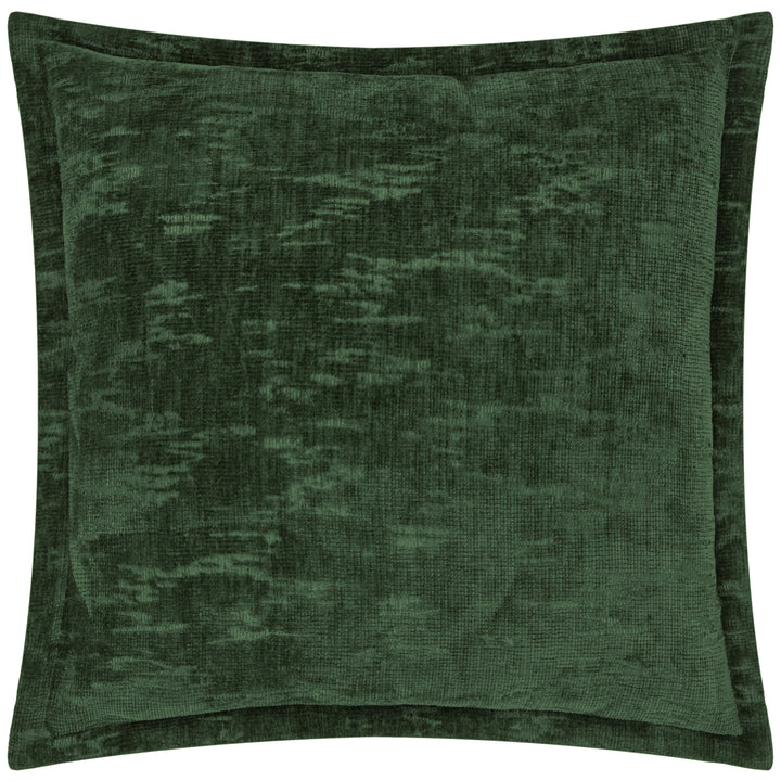 Aurelio Chenille 45x45 Cushion Case Emerald - image 2