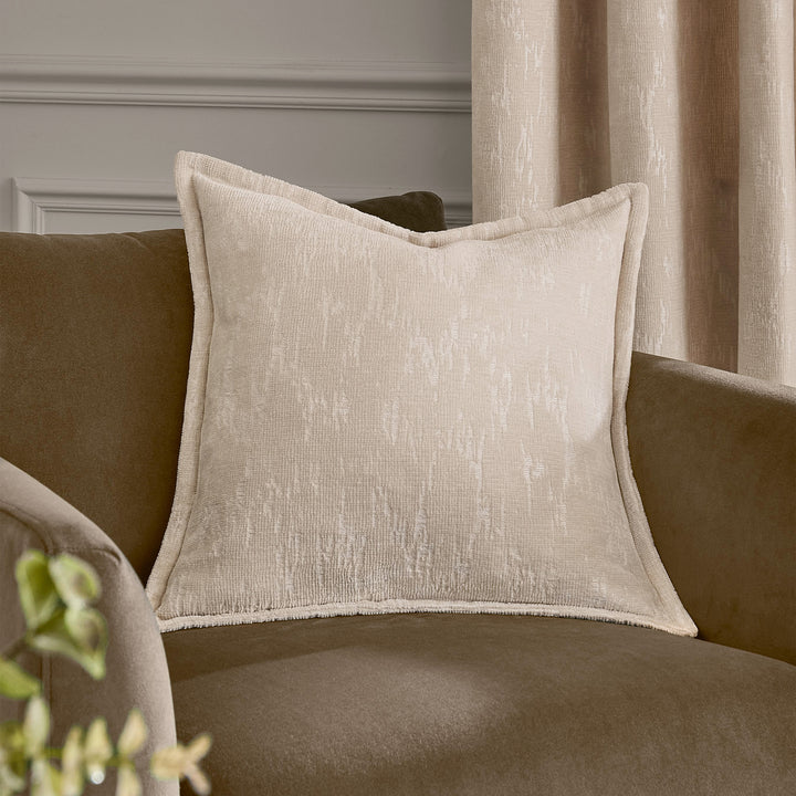 Aurelio Chenille 45x45 Cushion Case Ivory