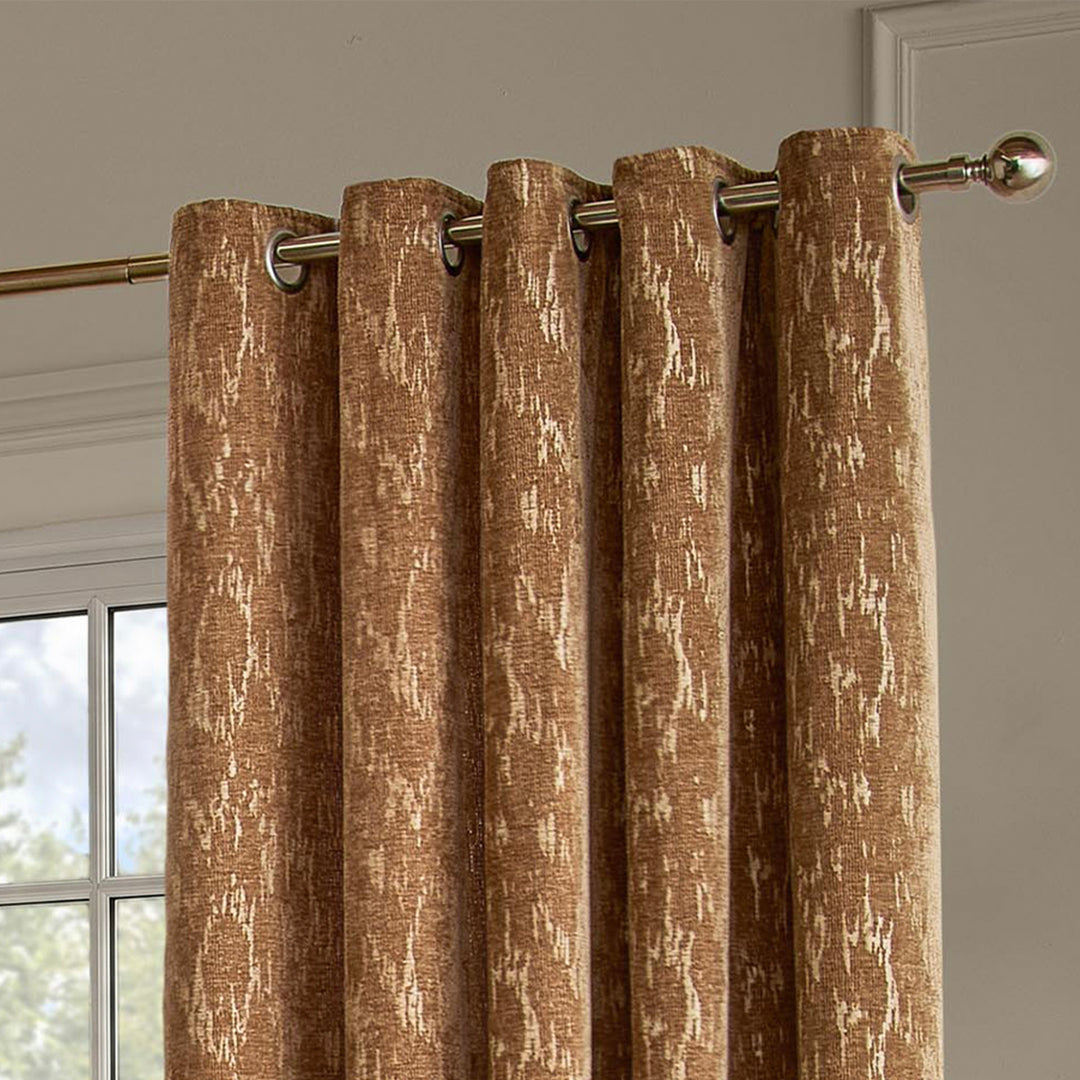 Aurelio 168x229 Eyelet Curtains Caramel - image 3