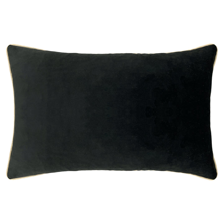AURORA 30X50 CUSHION CASE BLUSH/BLACK