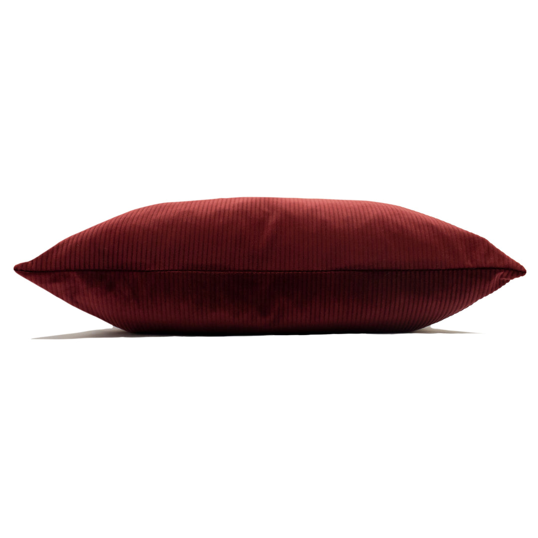 AURORA 45X45 CUSHION CASE OX BLOOD