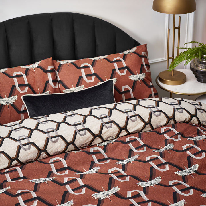 Avalon Single Duvet Set Brick - image 3
