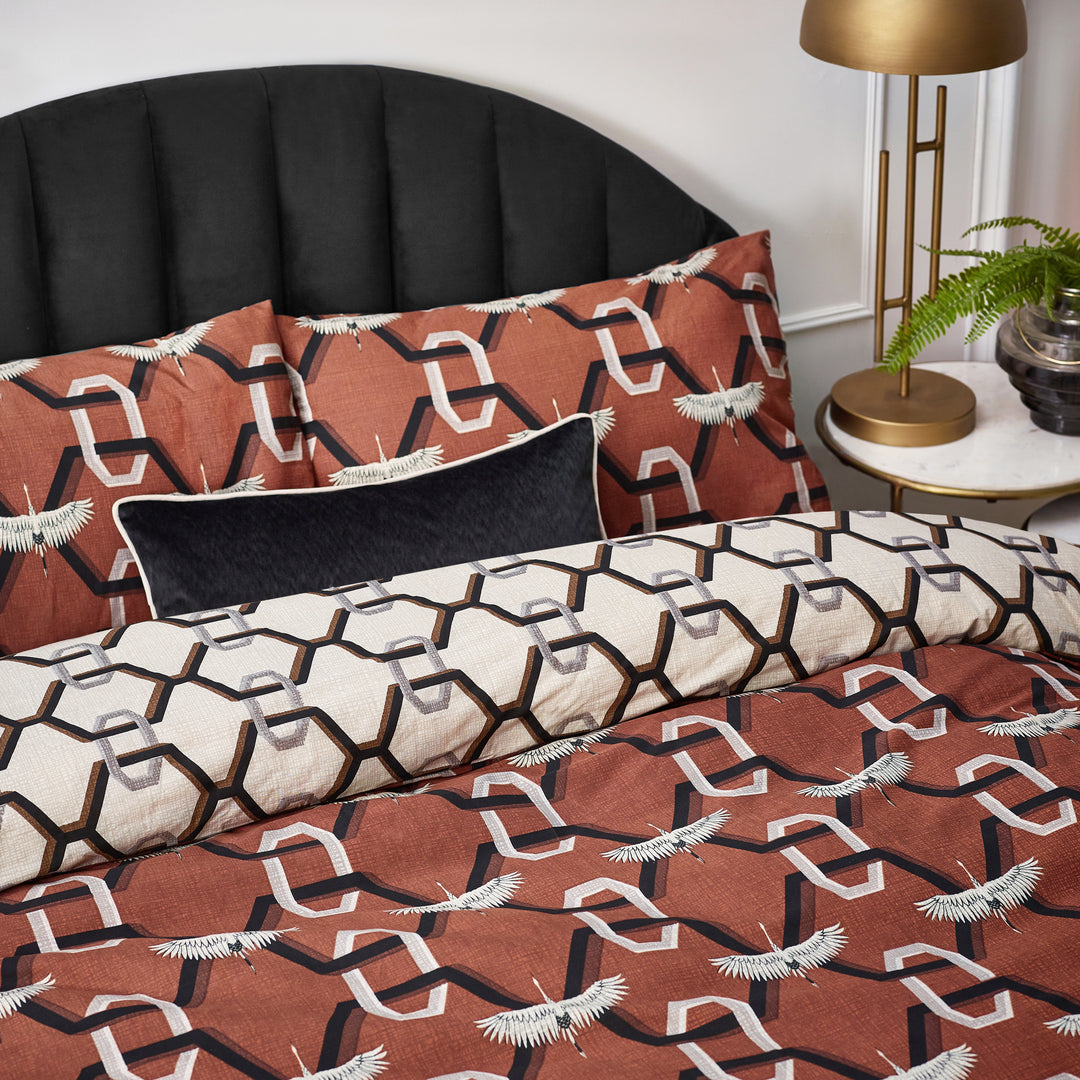 Avalon Double Duvet Set Brick - image 3