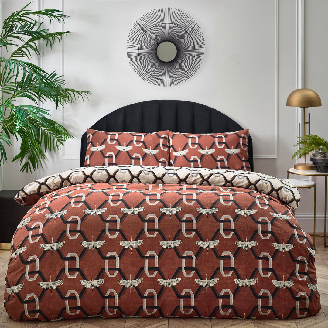 Avalon Double Duvet Set Brick - image 4