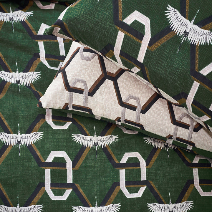 Avalon Double Duvet Set Green - image 2