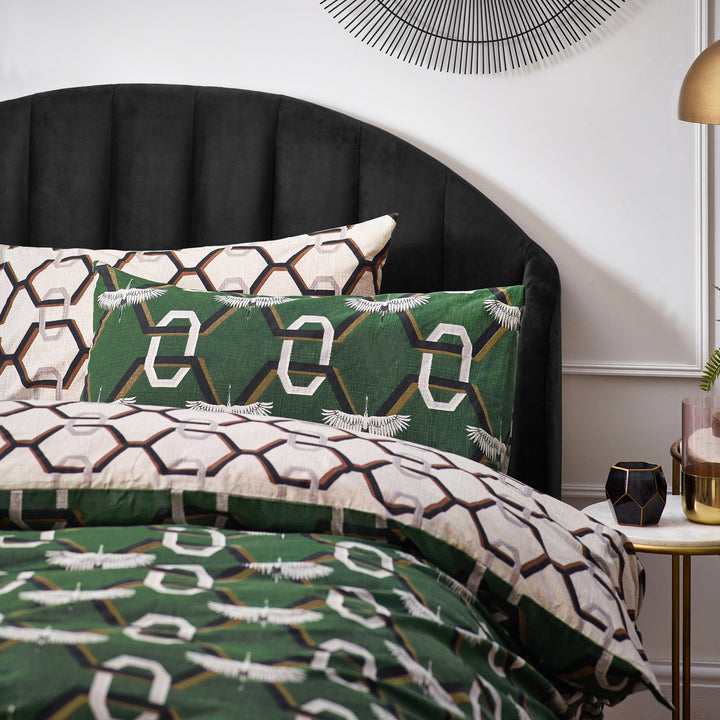 Avalon Super King Duvet Set Green - image 3