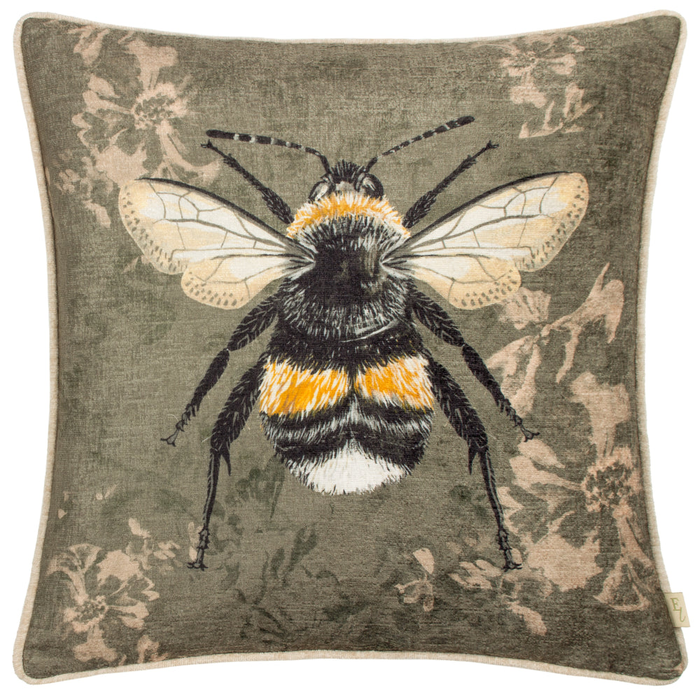 Avebury Bee 43x43 Cushion Case Sage - image 2