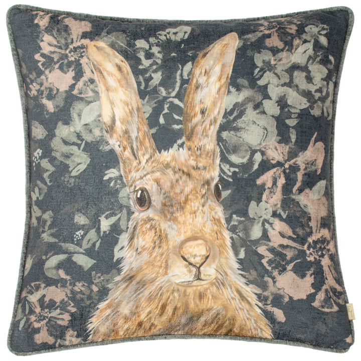 AVEBURY HARE 43X43 CUSHION CASE NAVY