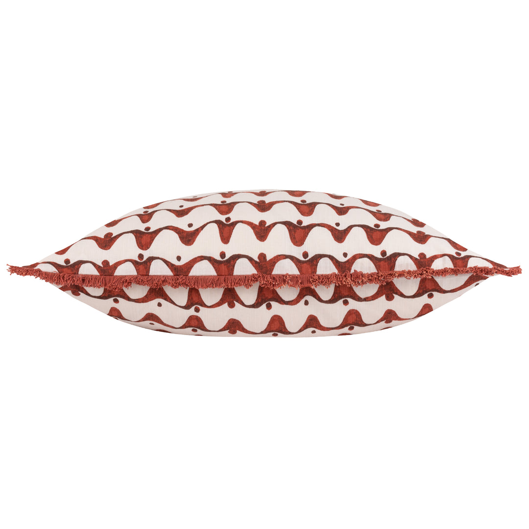 AVERY 40X60 CUSHION CASE CHESTNUT RED