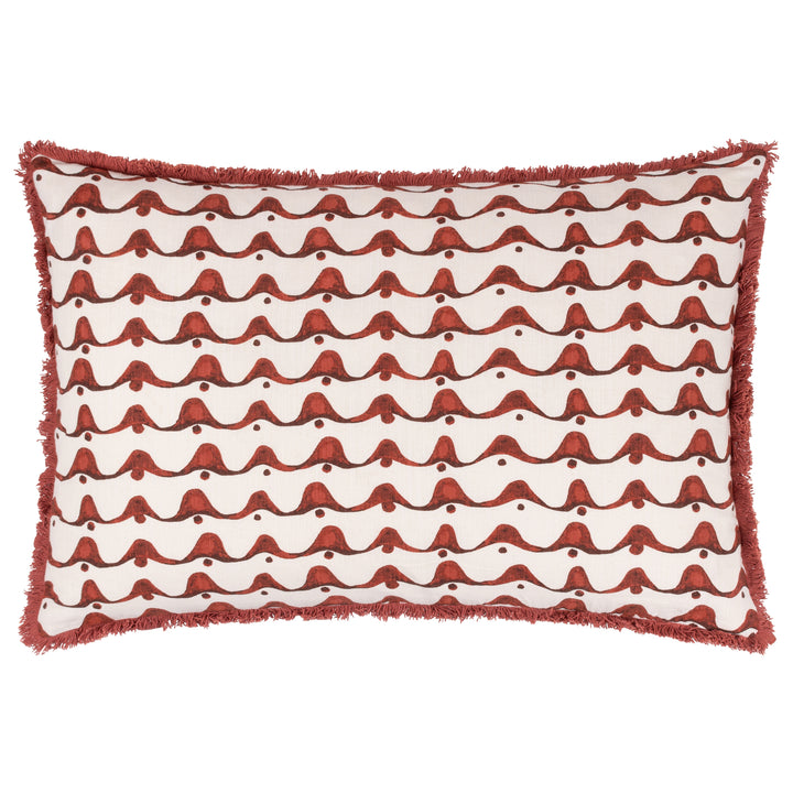AVERY 40X60 CUSHION CASE CHESTNUT RED
