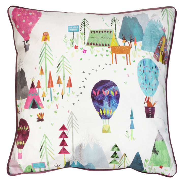 AWAY WE GO 55X55 CUSHION COVER  CANDYFLOSS