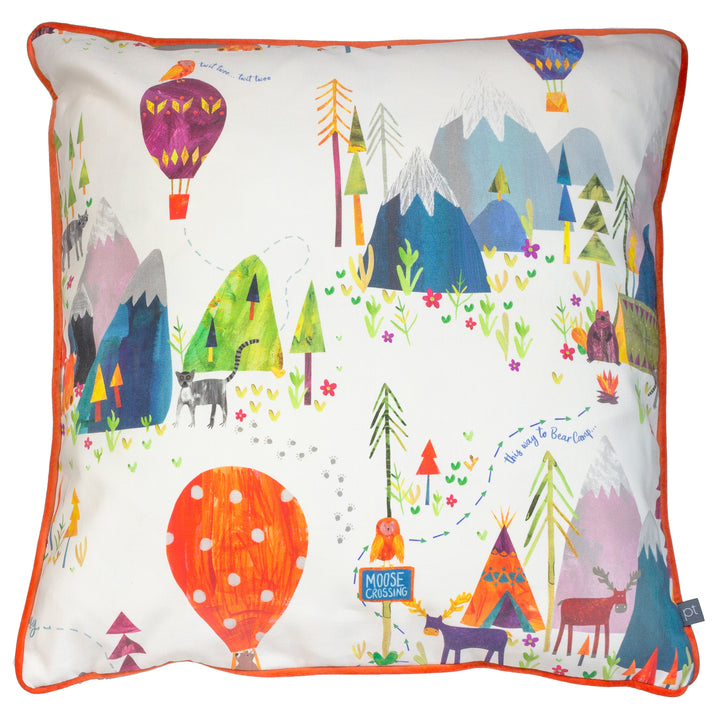 AWAY WE GO 55X55 CUSHION COVER JUNGLE