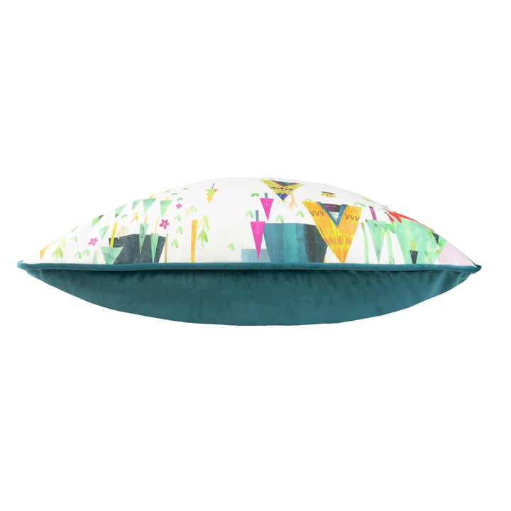 AWAY WE GO 55X55 CUSHION COVER  RAINBOW