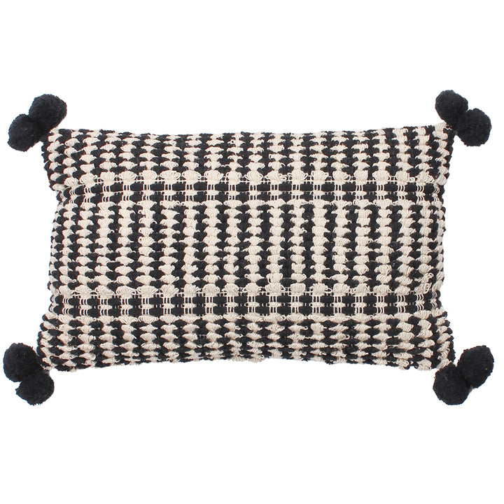 AYAAN 30X50 CUSHION CASE BLACK