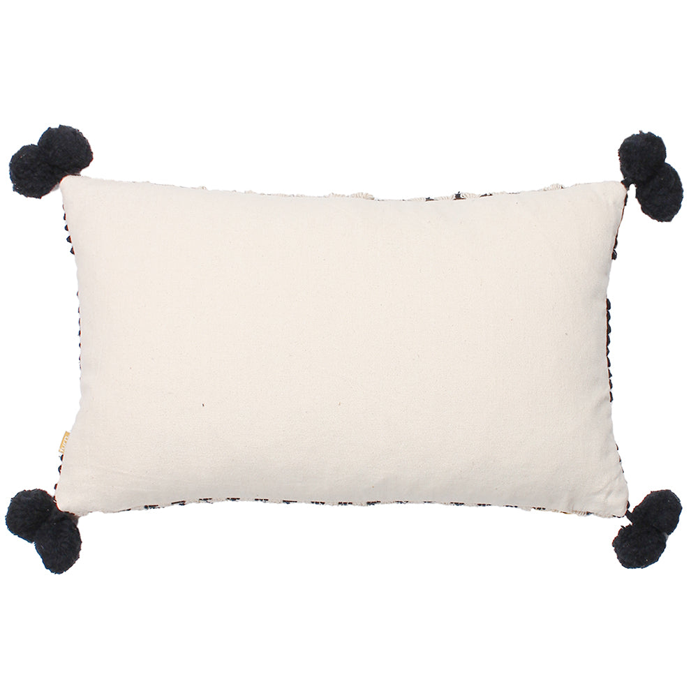 AYAAN 30X50 CUSHION CASE BLACK