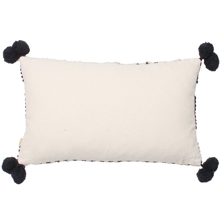 AYAAN 30X50 CUSHION CASE BLACK