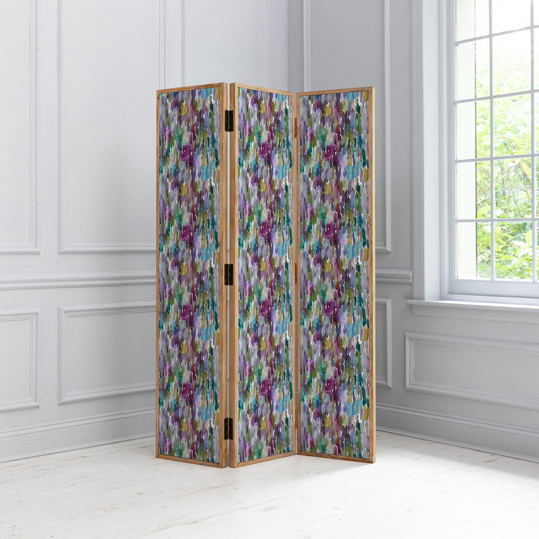 ANTIQUE GREY ROOM DIVIDER AZIMA INDIGO