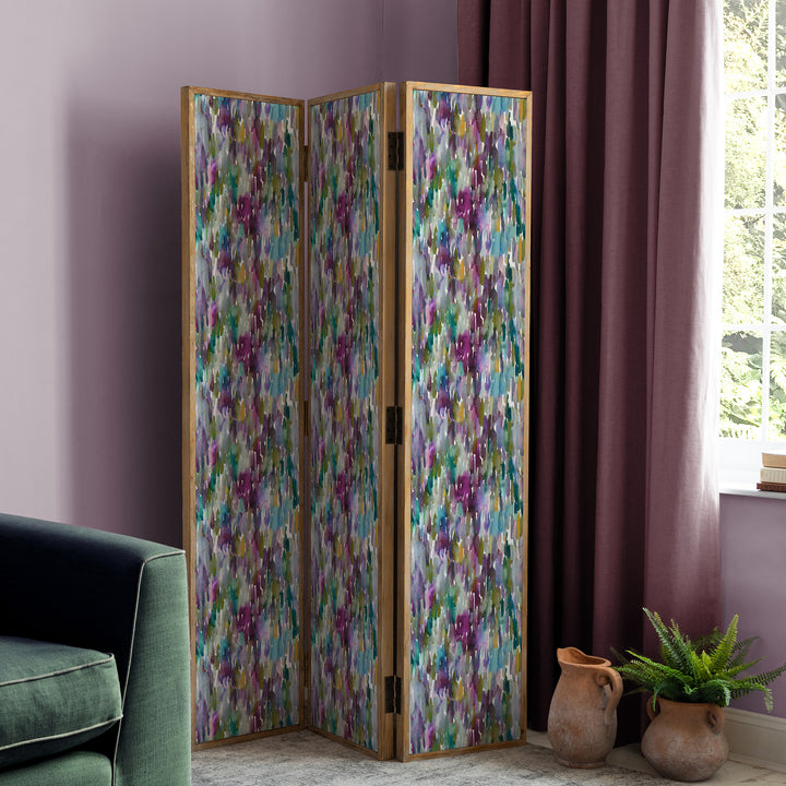 ANTIQUE GREY ROOM DIVIDER AZIMA INDIGO