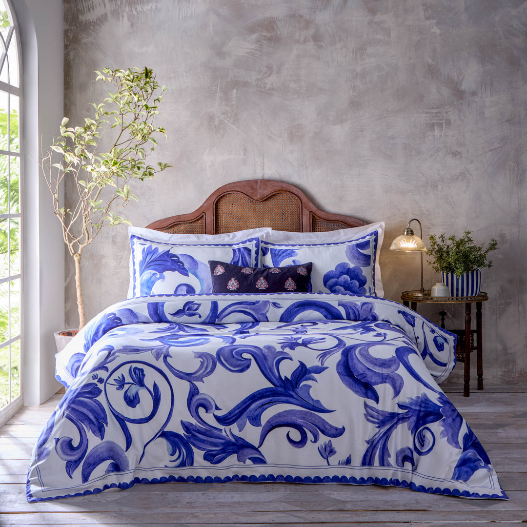 Azzurro King Size Duvet Set Blue