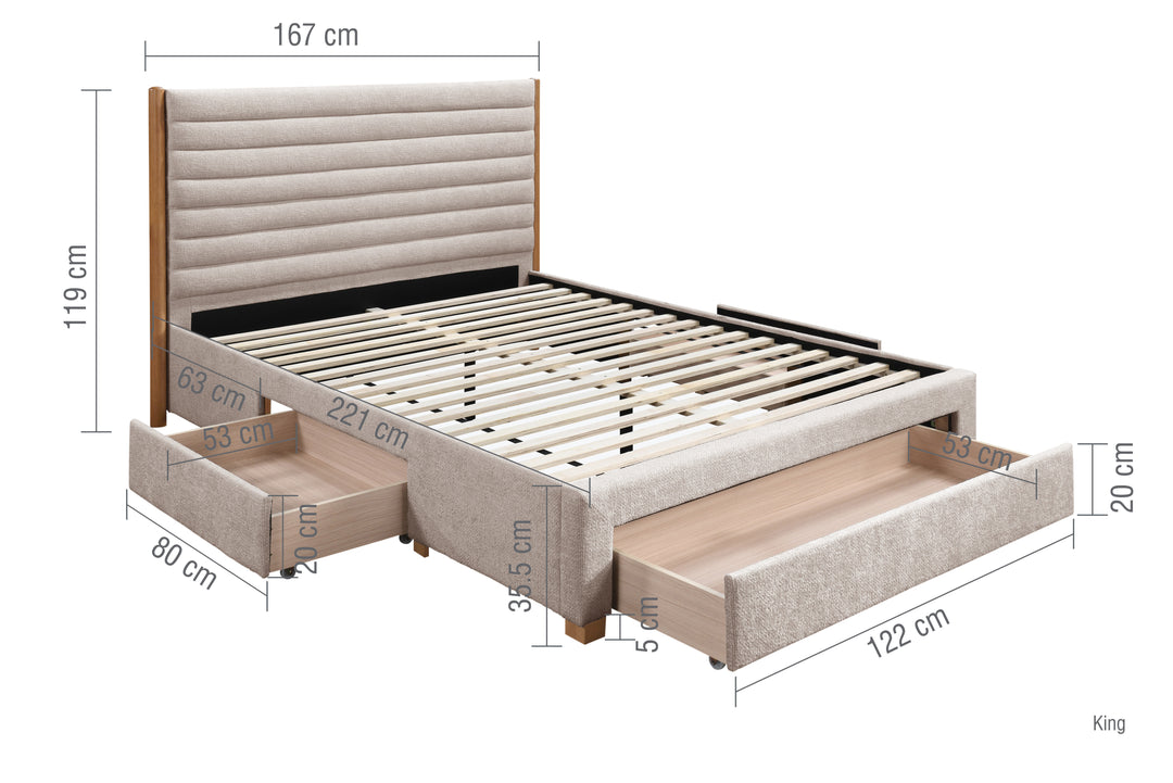 Arabella King Bed