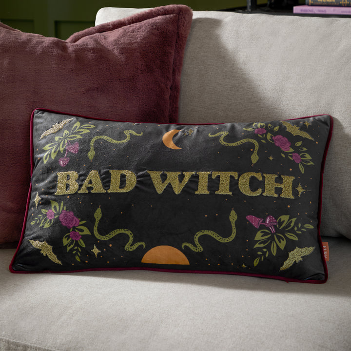Bad Witch 30x50 Cushion Case Black Magic