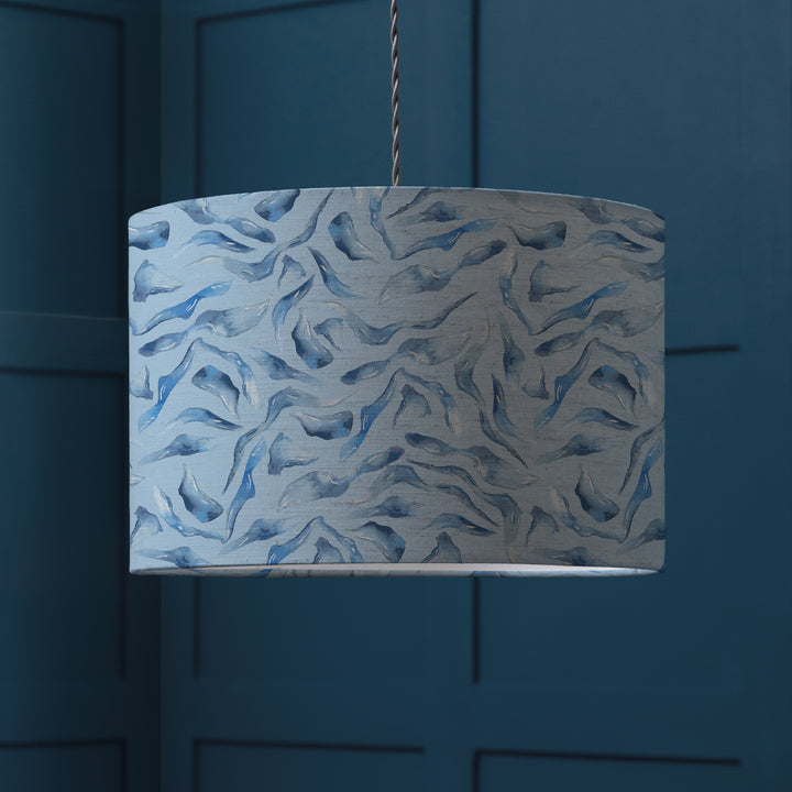 BALAYA COBALT EVA 30CM LAMPSHADE BLUE