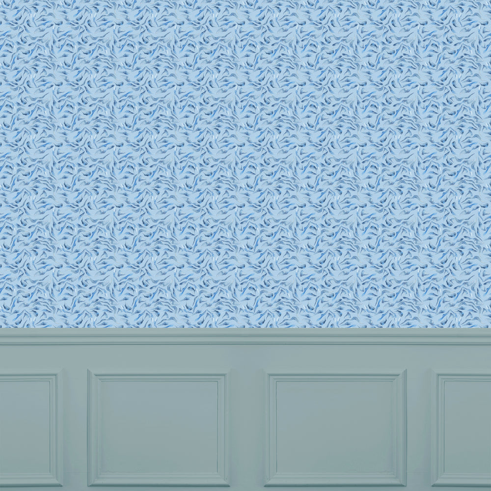 Balaya Wallpaper Cobalt Sample - image 2