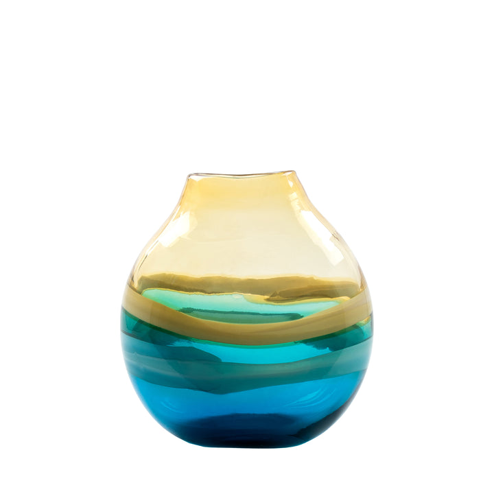 BALIN GLASS VASE AQUA