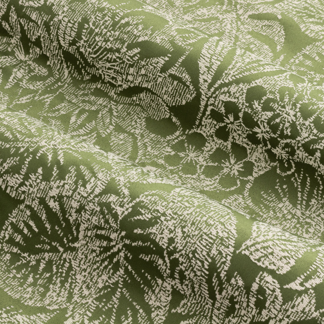 BALI 167X182 EYELET CURTAINS OLIVE