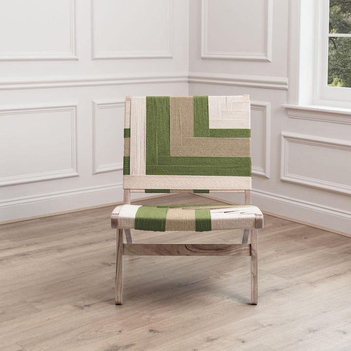 BALLARI WOVEN CHAIR OLIVE KILM