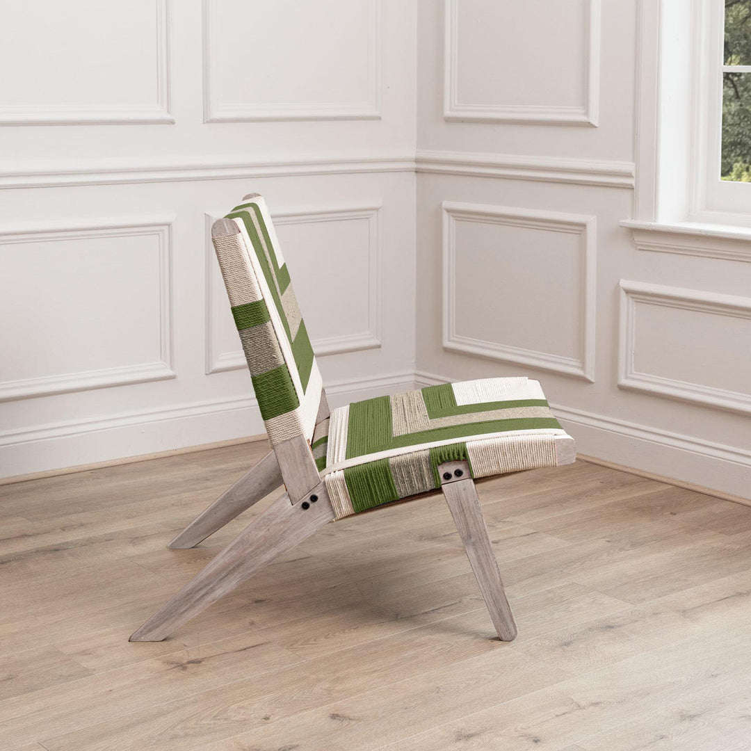 BALLARI WOVEN CHAIR OLIVE KILM