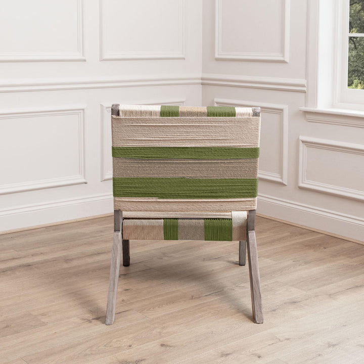 BALLARI WOVEN CHAIR OLIVE KILM