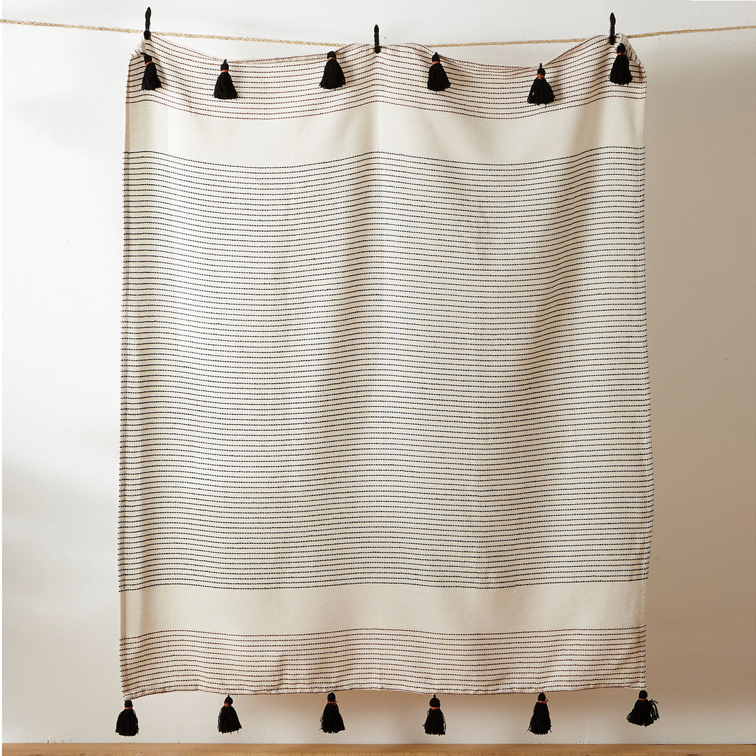 Banda 125x150 Throw Pecan/Black - image 3