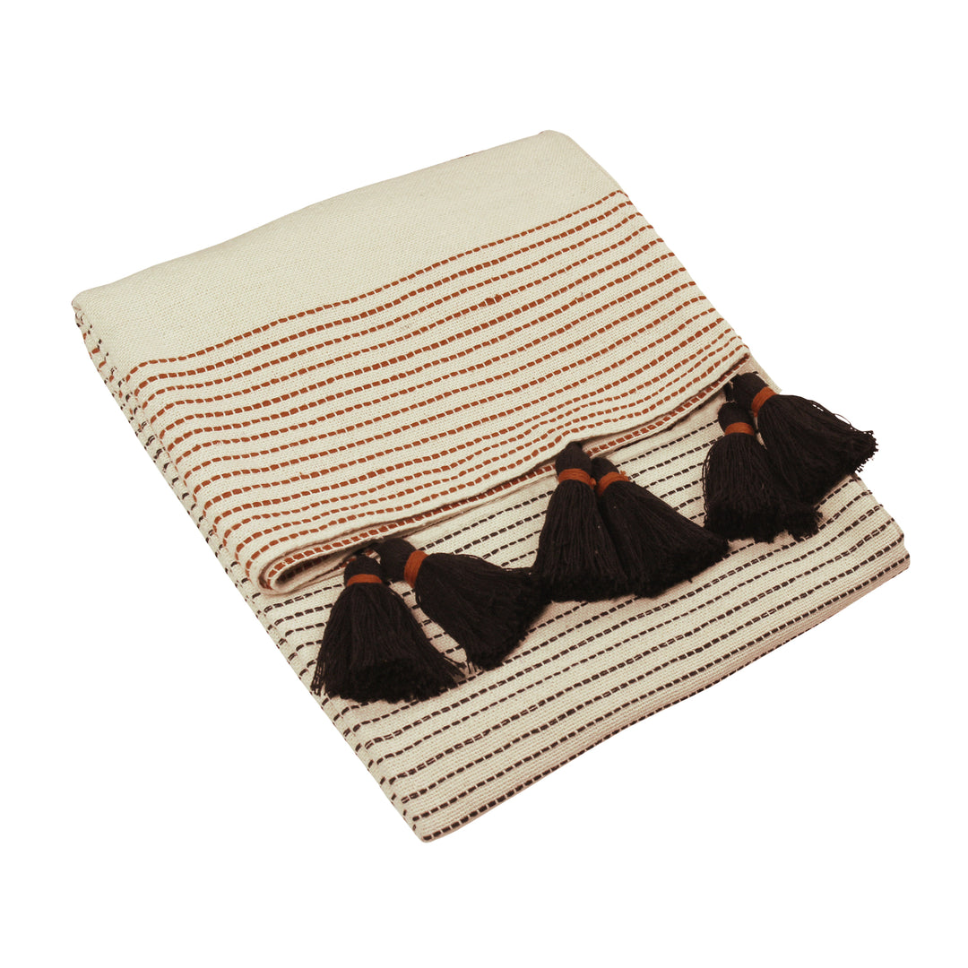 Banda 125x150 Throw Pecan/Black - image 2