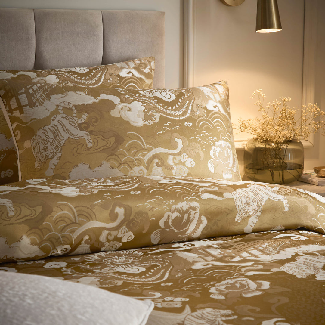 Baransu King Duvet Set Gold - image 3