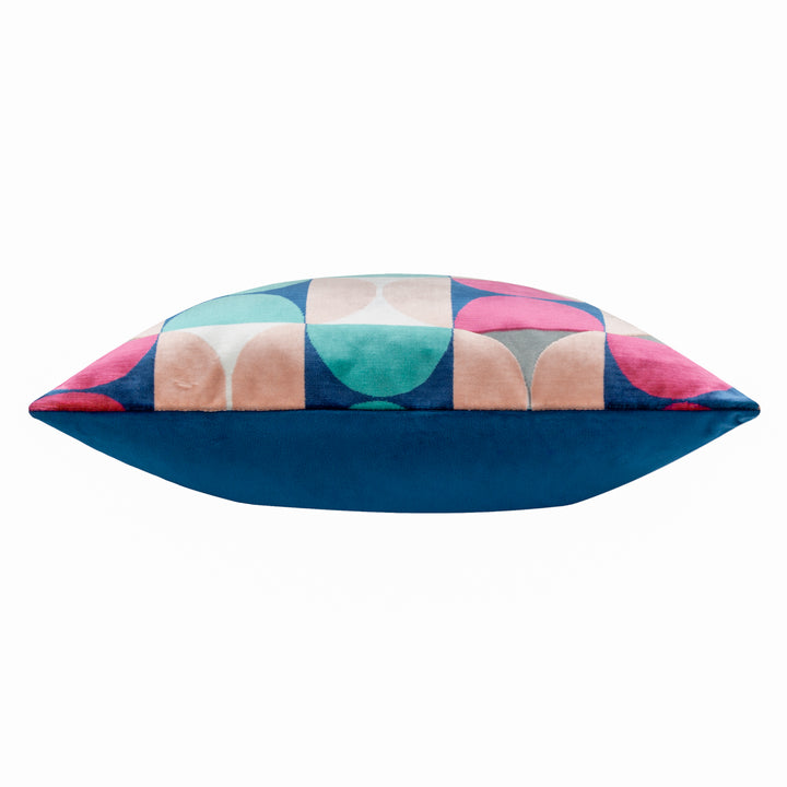 BARDOT 50X50 CUSHION CASE MAGENTA/BLUE