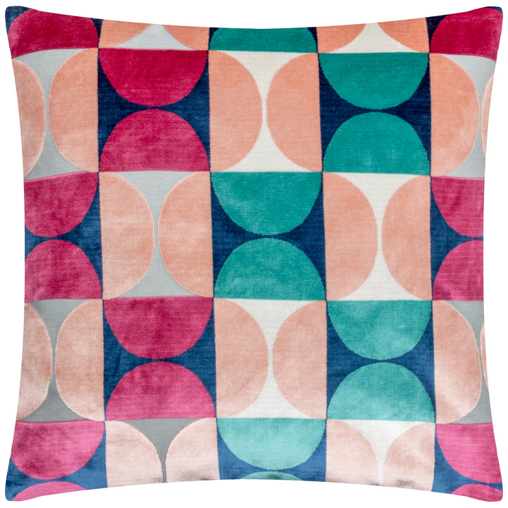 BARDOT 50X50 CUSHION CASE MAGENTA/BLUE