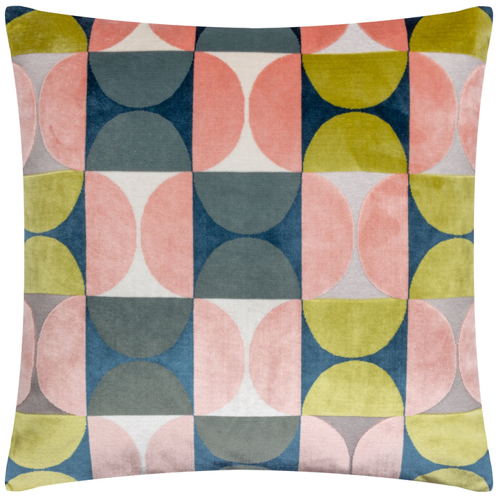 BARDOT 50X50 CUSHION CASE PINK/AVO GREEN
