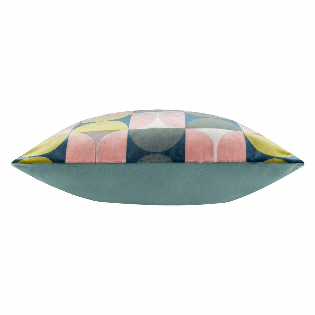 BARDOT 50X50 CUSHION CASE PINK/AVO GREEN