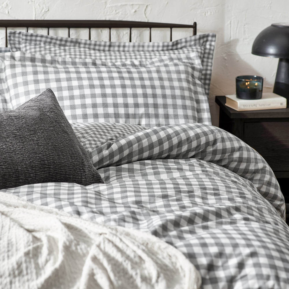 Barton Single Duvet Set Grey - image 2
