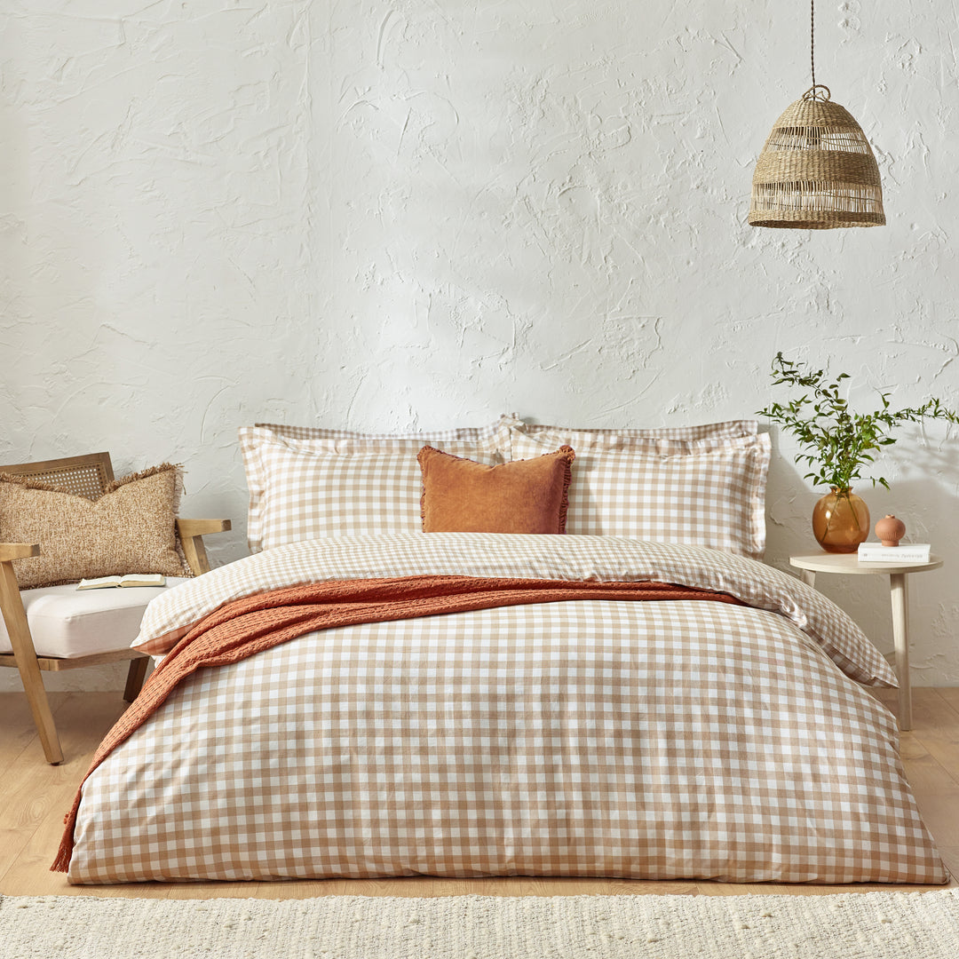 Barton Double Duvet Set Biscuit