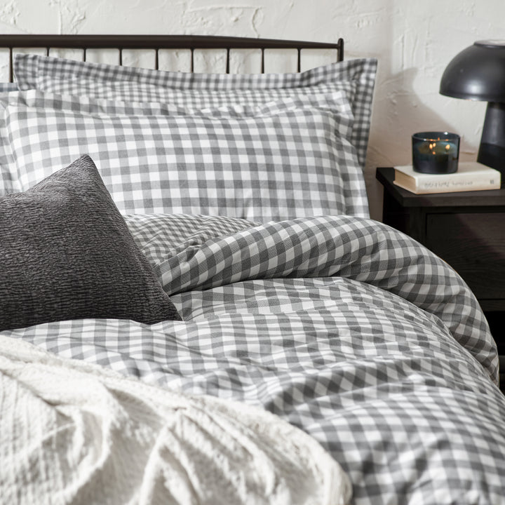 Barton Double Duvet Set Grey - image 2