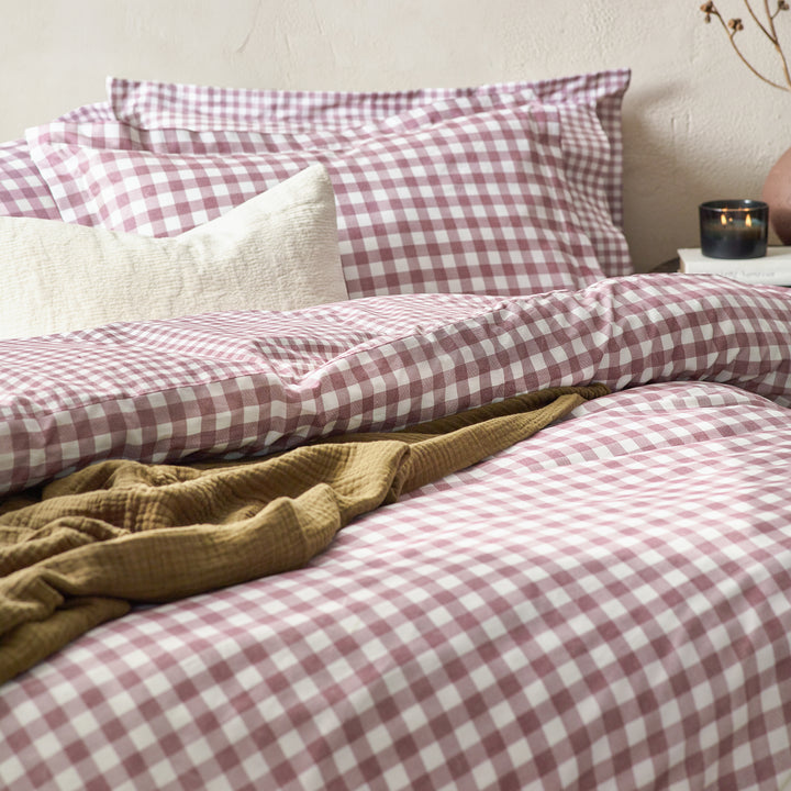 Barton Super King Size Duvet Set Berry - image 2