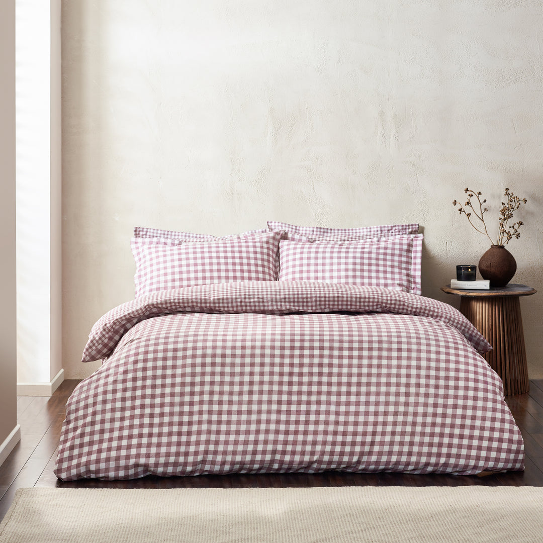 Barton Super King Size Duvet Set Berry - image 4