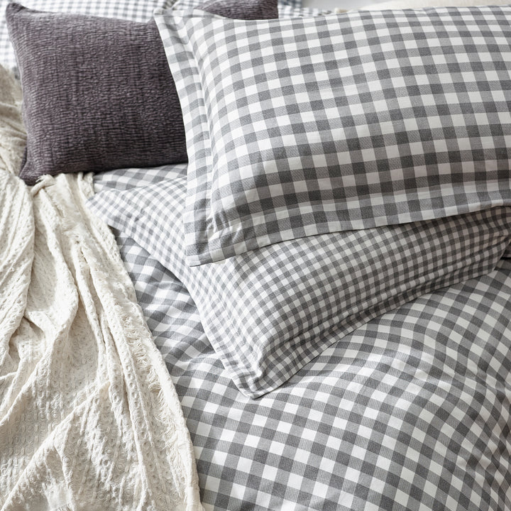Barton Super King Size Duvet Set Grey - image 3