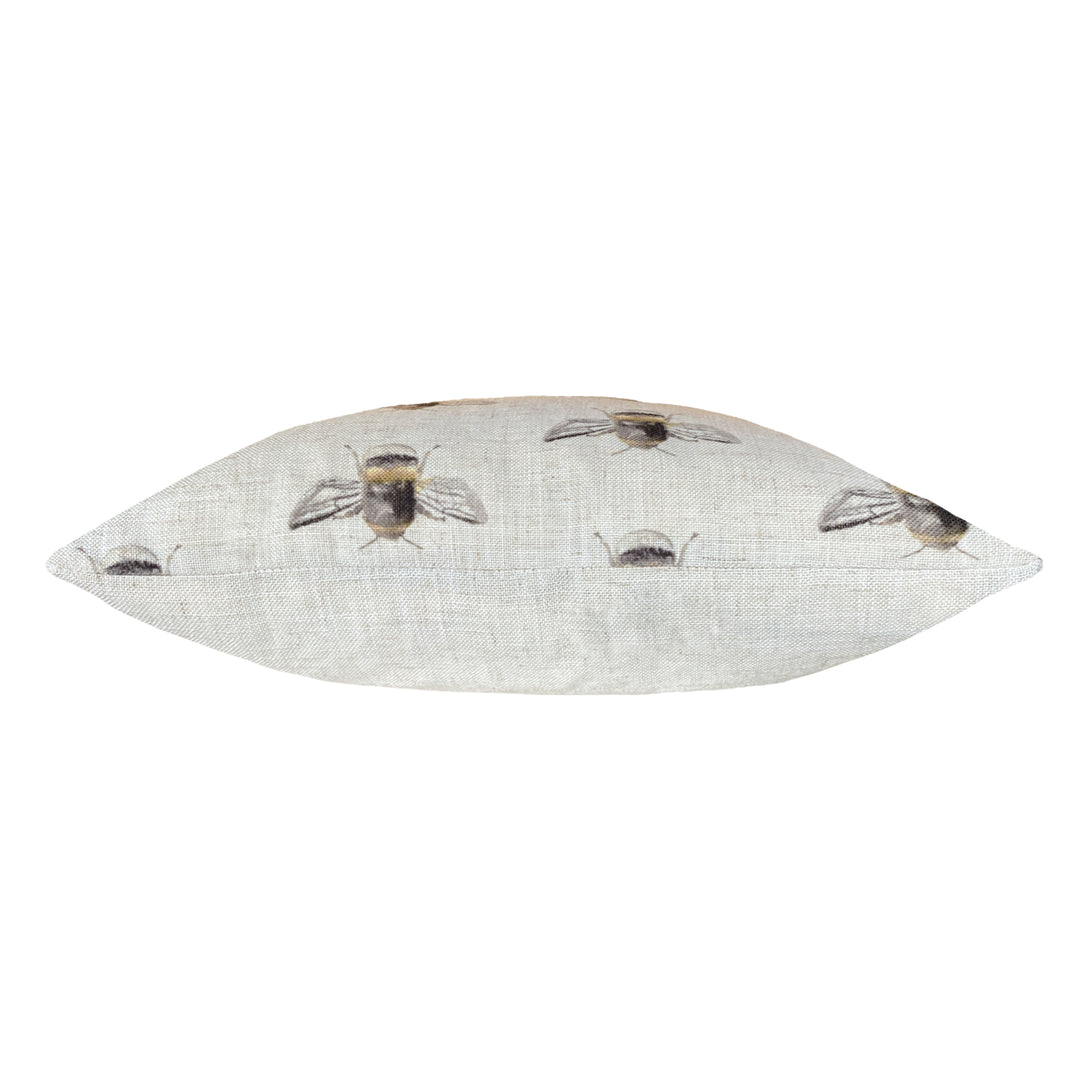 BEE HAPPY REPEAT 43X43 C/CASE WHITE