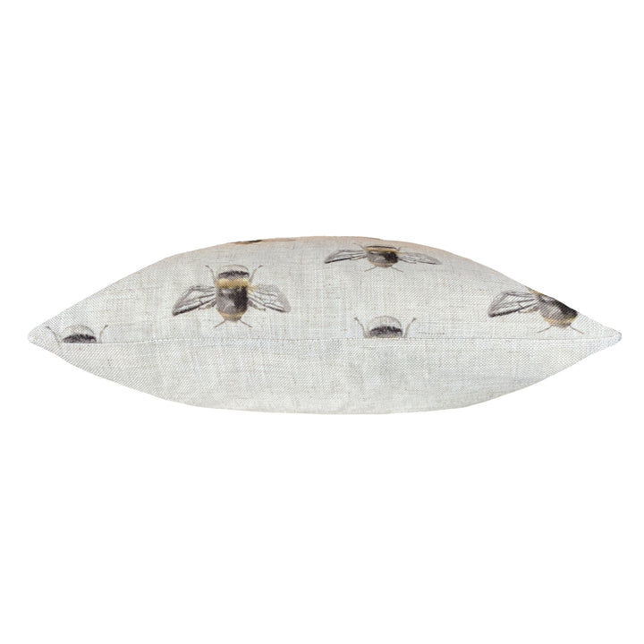 BEE HAPPY REPEAT 43X43 C/CASE WHITE