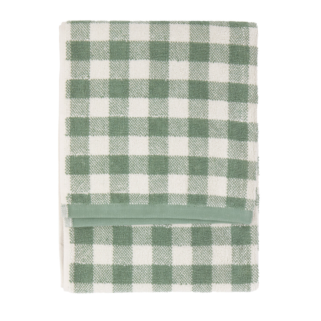 Barton Check 50x100cm Hand Towel Towel Forest - image 2