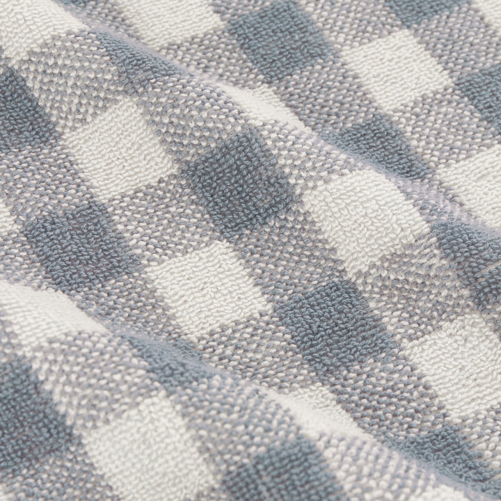 Barton Check 100x150cm Bath Sheet Towel Denim Blue - image 3
