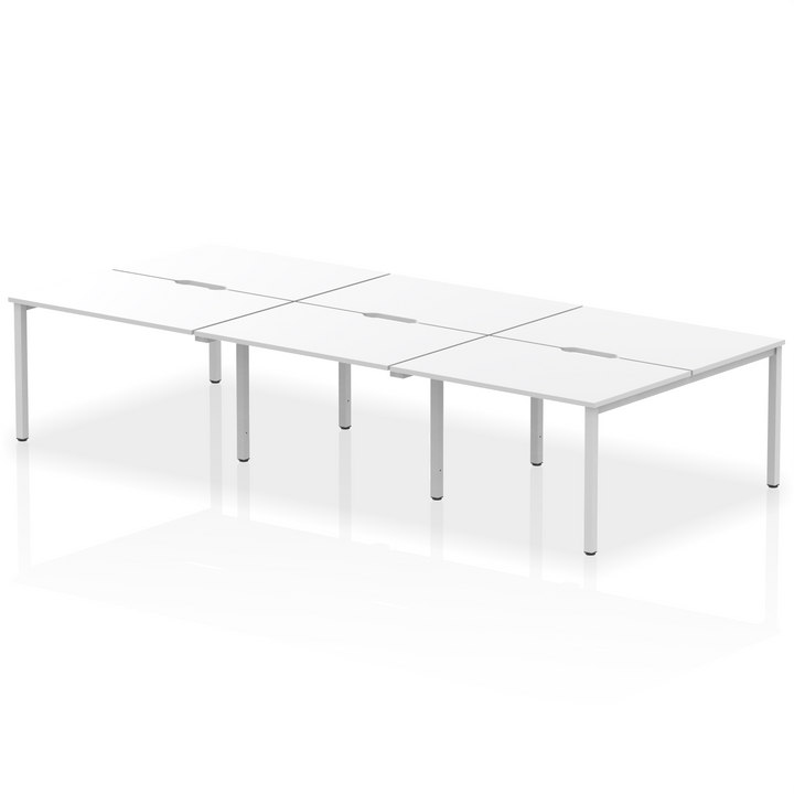 Evolve Plus B2B Bench Desk - 6 Person